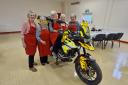 Cwcan Cynllo donated £1,600 to Blood Bikes Wales