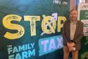 CONCERN: Tim Jones attended an NFU lobby in London