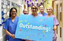 Members of BTHFT's neonatal care team celebrate the good news