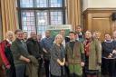 MEETING: Dame Harriett Baldwin, West Worcestershire MP, meets with farmers