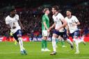 Taylor Harwood-Bellis scored on his England debut in a 5-0 win over Republic of Ireland