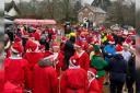 Photos from the 2023 Appleshaw Santa Dash