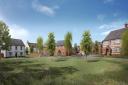 CGI of Wyatt Homes’ Fiddleford Ridge development in Sturminster Newton