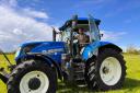 Cllr Simon Minas-Bound visiting a local farm