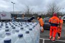 Three water stations have been set up by Southern Water