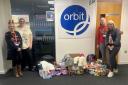 Orbit Homes made a donation to Norwich Open Christmas