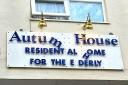 The Autumn House sign in 2022.