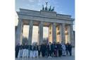 The student's journey began with a walking tour, during which they visited famous historic sites such as the Brandenburg Gate.