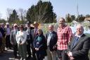 Councillor Joe Reilly, Victoria Meaden, Phil Dominey, Julian Lewis MP, Caroline Hubbard,  Keith Manns, Andy Austin and Richard Gibson