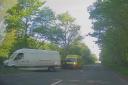 Van veers off dual carriageway and crashed into ditch