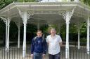 Liam Harding has the backing of Luke Murphy MP to try and get Basingstoke monuments like the bandstand listed