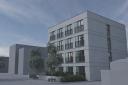 The proposed student flats development on the St James Centre site at 2 James Street, Southampton. Picture: Kode Architecture/SCC planning portal