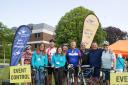 Big Wheel headline sponsor, Finli, before the cycle
