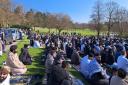Eid prayers in Blackburn in 2023
