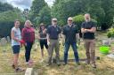 AWE Science team spent time at London Road Cemetery.
