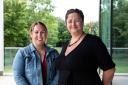 (L-R) Volunteers Sammy and Kaylee praised for compassion and commitment