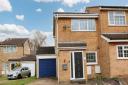 Driveway parking for two vehicles at the front of this semi-detached home, set in a residential street near Fair Oak village