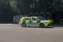 Police have descended on Riverside Park, Southampton following reports of a man with a knife