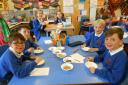 File image of pupils at Alderbury and West Grimstead Primary School