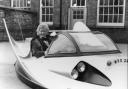 Two cars from the Jon Pertwee era are on display at the National Motor Museum in Beaulieu, including the Whomobile