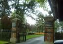 The entrance to Magdalen Hill Cemetery