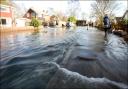 Romsey has a history of flooding. This photo is from the 2014 floods.