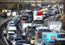 The M27 eastbound at Hedge End has closed as emergency repairs to fix a broken manhole cover get underway