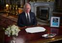 King Charles III gave his first address to the nation following the death of Queen Elizabeth II (PA)