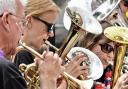 Michelmersh Silver Band members performing in 2023.