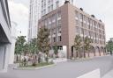 An artist's impression of the previously approved block of flats development on  Royal Crescent Road, Southampton.