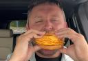 A dad ordered the 'UK's first Real Cheeseburger' after demanding Burger King stack his meatless bun with 20 slices of cheese
