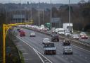 Two lanes blocked and heavy delays on M27 eastbound after crash