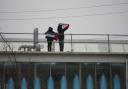 Palestine Action protesters have climbed on the roof of Leonardo UK's Southampton factory