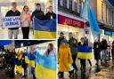 Hundreds of people in Southampton marked the second anniversary of the Russian invasion of Ukraine
