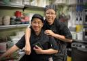 Sai and Nok in the kitchen of Mango Portswood