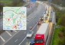 Live traffic updates in and around Southampton as delays hit M27