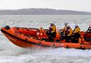 Cowes RNLI lifeboat on The Solent.