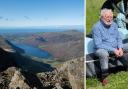 Left: A view down to Wasdale Head from Scafell Pike. Right: Rodney Mansbridge