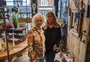 Helen Saunders with Debbie McGee