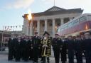  Hundreds of people attended a service and parade in Southampton to mark the 80th anniversary of D-Day