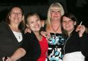 L-r, Debbie Staddon, Lisa Hughes, Joanne Bath and Kayleigh Phillips, re-opening night of The Ship Inn, Redbridge