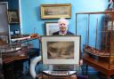 Charles Wallrock and the paining he has rediscovered