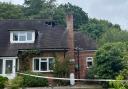Neighbours heard an 'almighty crash' after lightning struck a house in Pine Walk, Sarisbury
