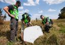 Investigation of the crash site of MH17