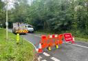 Hursley Road is closed for a 'crash probe'