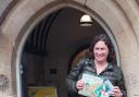 Louisa MacDougall outside Romsey Library