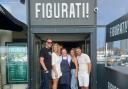 The owners of Figurati got together to celebrate the restaurant’s two-year anniversary
