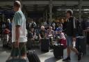 Passengers at the Eurostar terminal at St Pancras station in central London. Maja Smiejkowska/PA Wire