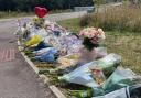 Floral tributes have been paid to the 20-year-old motorcyclist