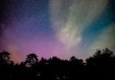 Alice Harding captured the Northern Lights in the New Forest on Monday evening